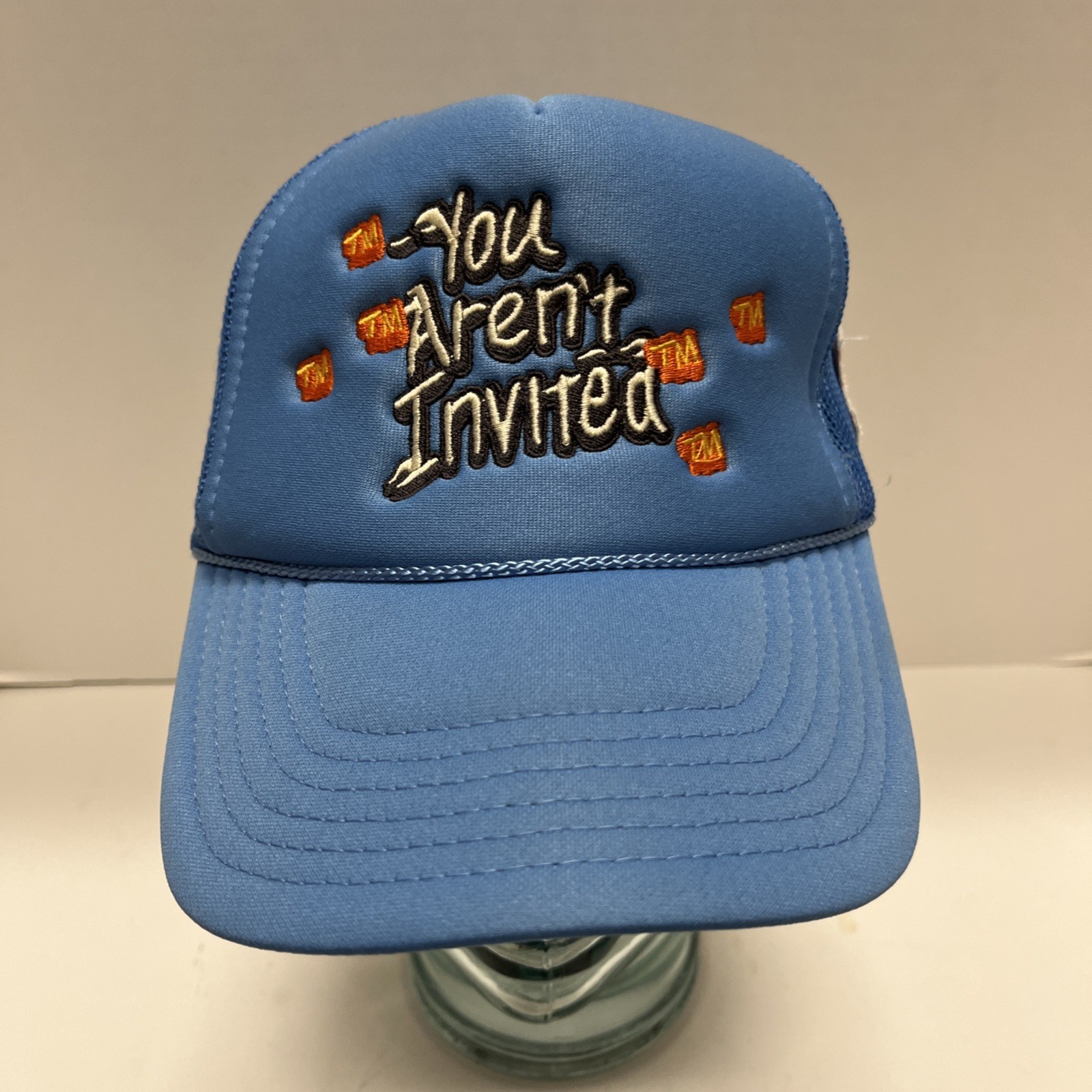 Hyde park "you arent invited" ,blue trucker hat streetwear