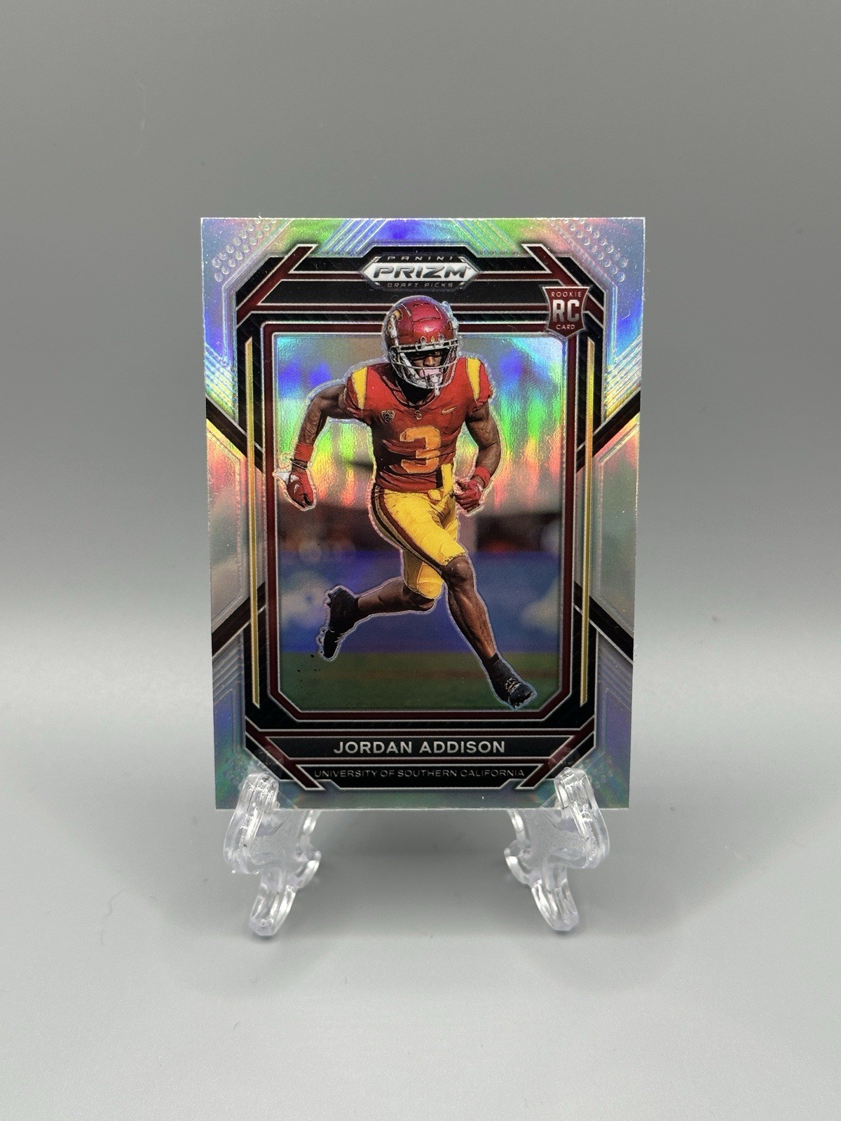 2023 Panini Prizm Draft Picks - Jordan Addison #136 Silver Prizm (RC)