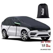 Universal SUV MPVHalf Car Cover Waterproof All Weather, Hail Black SUV MPV