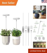 Grow Light, Full Spectrum LED Plant Light for Indoor Plants, Height Adjustabl...