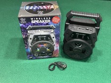 Wireless Speaker HSD-3115BT USB LED Light Rechargeable Smooth Vibes