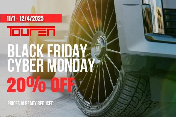 Touren TR78 3278 Wheels 18x8 (40, 5x114.3, 72.6) Black Rims Set of 4 - Imagem 4 de 4