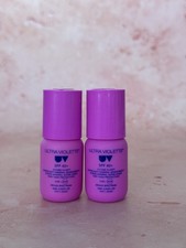 £32RRP ULTRA VIOLETTE SPF 50+ FUTURE FLUID SUPERLIGHT MINERAL SKINSCREEN 2X 15ML