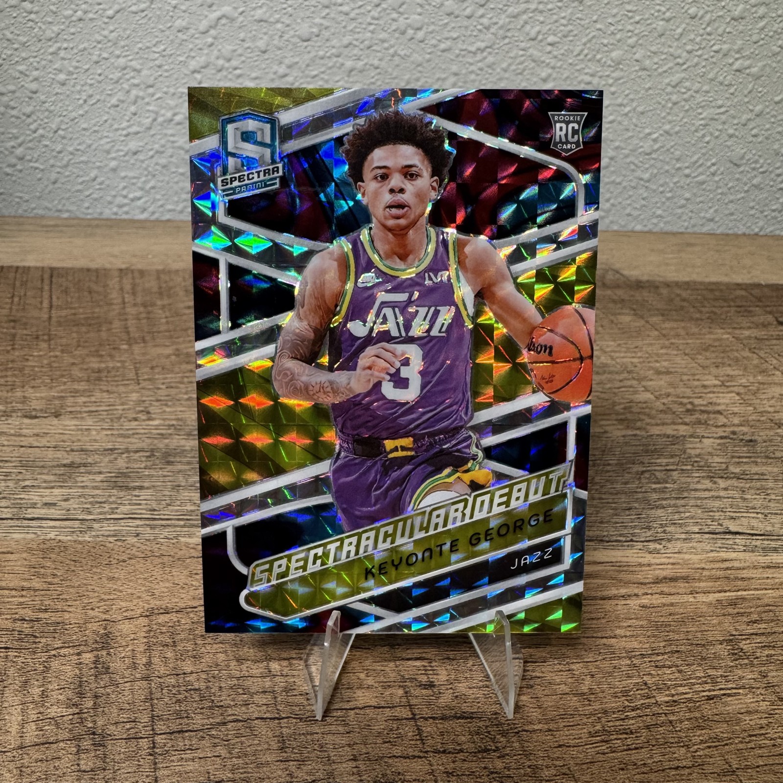 2023-24 Panini Spectra Spectacular Debut Keyonte George #182 Interstellar /99
