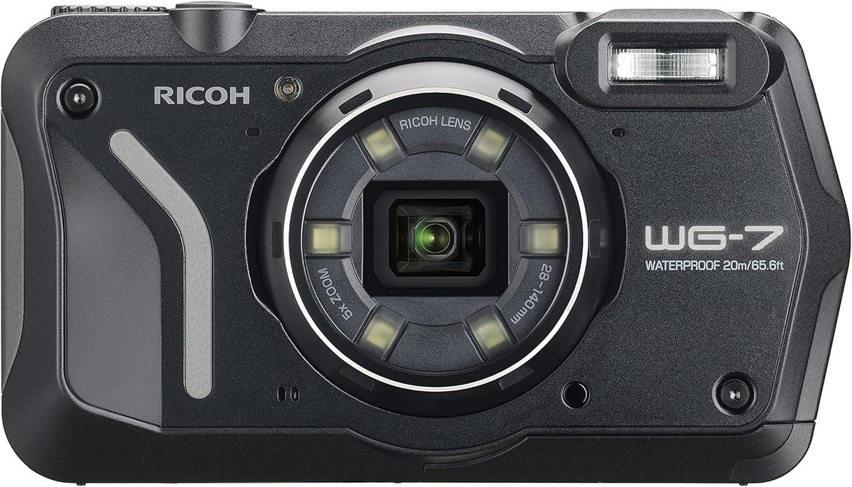 【RICOH】WG-7 RICOH WG-7 Black Digital Camera Tough Waterproof Dustproof 4K WEB