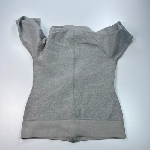 Adidas Golf-Wendejacke Damen klein grau Taschen durchgehender Reißverschluss Baumwollmischung - Bild 6 von 6