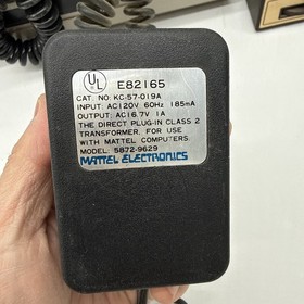 Mattel Intellivision II Console 5872 Controllers & Power Cord UNTESTED