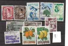 LIBAN - lot 8  Poste aérienne yvert  185-187-201-203-210-213-219-229-233-267-269