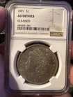 1891 $1 Morgan Silver Dollar NGC  AU DETAILS