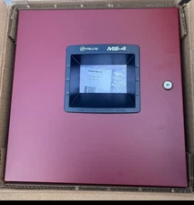 NEW - Fire-Lite MS-4 Zone Fire Alarm Control Panel w/Key (Panel box only)