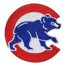 Vintage Chicago Cubs MLB Embroidered Logo Patch. Iron On 3"x3"