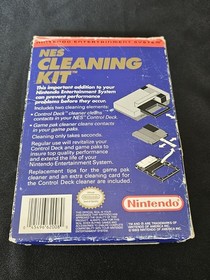 Vintage 1989 Nintendo NES  Control Deck & Game Pak Cleaning Kit In Original Box!