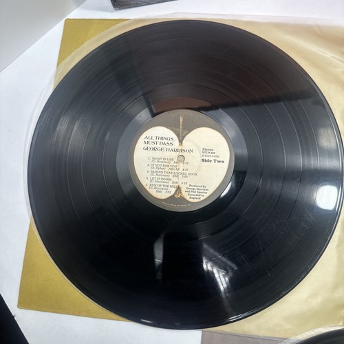 George Harrison - All Things Must Pass - 3LP1970 1st Press STCH 639 VG / VG - Picture 8 of 10