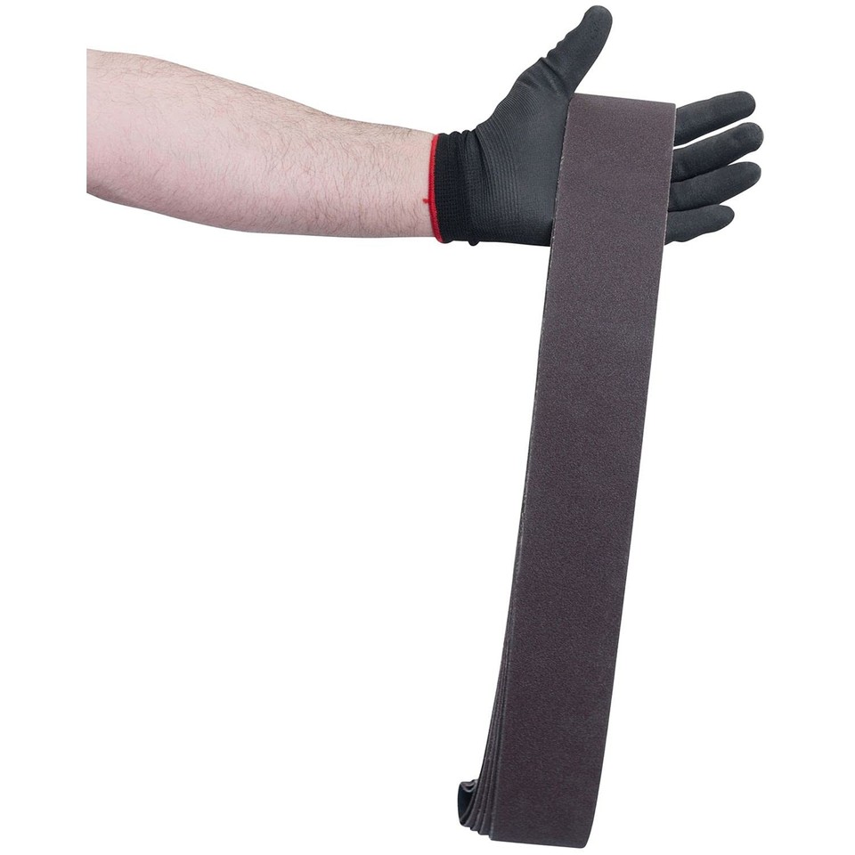 Red Label Abrasives 2 X 42 Inch 80 Grit Aluminum Oxide Metal Sanding ...