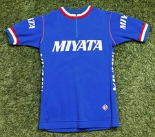 Vintage 70's Pearl Izumi Miyata Cycling Jersey Men's S Japan 1970's
