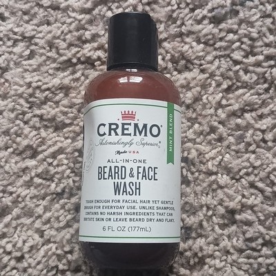 CREMO All-In-One Beard & Face Cleanser Mint Blend 6 fl oz (177 mL)