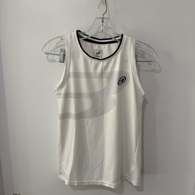 Bullpadel Lerna White Padel Training Tank Top