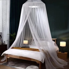 Mosquito Net Bed Canopy for Girls,King Canopy Bed Curtains Full Queen Size fr...