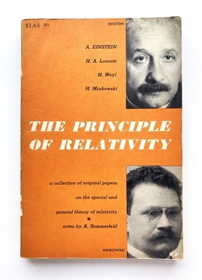 The Principle of Relativity, Albert Einstein, Lorentz, Trade Paperback, 1963, VG