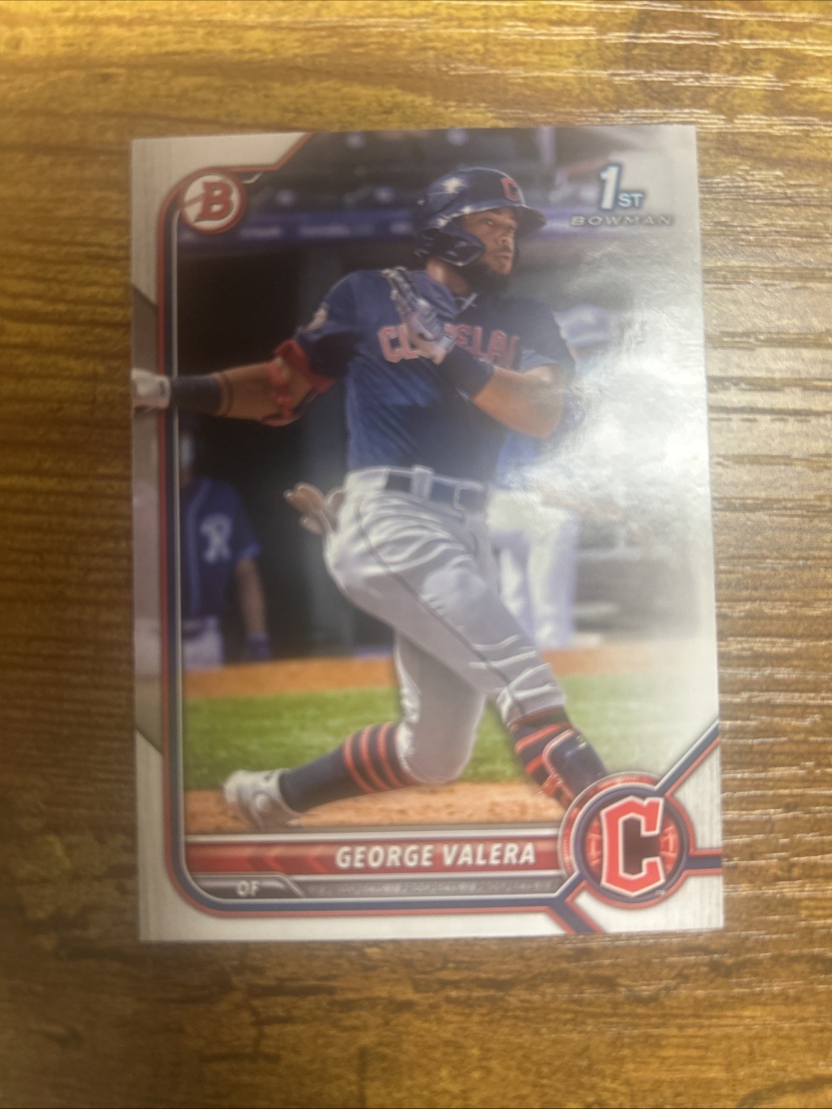 2022 Bowman - Chrome Prospect Autographs George Valera #CPA-GV (AU, RC)