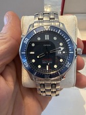 OMEGA Seamaster Men's Watch 41mm Quartz, Blue Dial, Steel Case