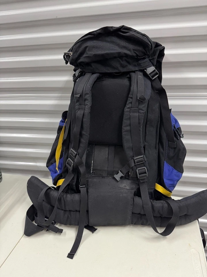 Kelty Coyote 4500 Unisex Blue Yellow Internal Frame Hiking Backpack Bag Large - Image 3 of 4