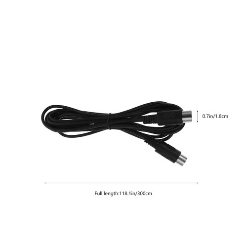4 Pcs Midi-Kabel MIDI-Instrumentenkabel Audio-Midi-Verlängerungskabel - Afbeelding 11 van 12