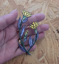 Flower - Wild Flowers - Gardening - Spring - Embroidered Iron On Applique Patch