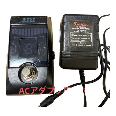 KORG Pitchblack Chromatic Tuner PB-01 with Providence AC Adapter DC 9V