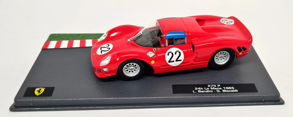 Altaya 1/43 Ferrari 275P 24H Le Mans 1965 Bandini Biscaldi #22 Diecast Model Car Foto 4 de 4