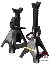 At43202b Steels Capacity Black 1 Pair 3 Ton 6000 Lb Jack Stand