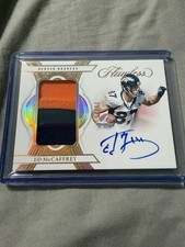 2024 Panini Flawless Ed McCaffrey Patch Autograph PA-EMY Broncos