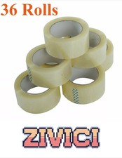 36 Rolls 2 mil 2" x 50 Yards Carton Sealing Packing Tape Box Shipping