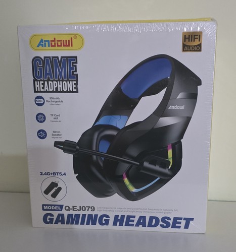 Cuffie Gaming Andowl Q-EJ079 Wireless 2.4G+Bluetooth 5.4 Microfono HiFi RGB prezzo ebay