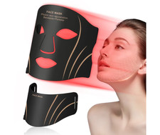Skin LED Red Light Therapy Face Mask Collagen Boost Wrinkle Reduction Anti-Agein