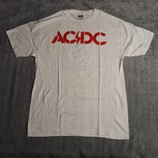 AC/DC  High Voltage Album And Song Titles Front Back Design T-Shirt 2XL 