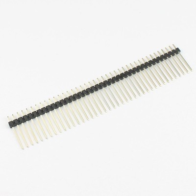 5Pcs Gold Plated 2mm 2.0mm Pitch 40 Pin Single Male Long Header Strip L= 15mm