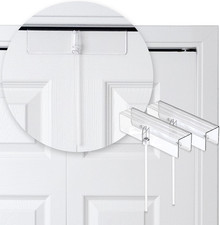 Pack of 2 Bi-fold Door Lock Child Pet Safety Protection Clear Polycarbonate