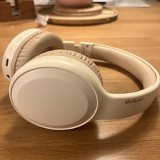 Lenovo Thinkplus Headphones Bluetooth Cream White Used Open