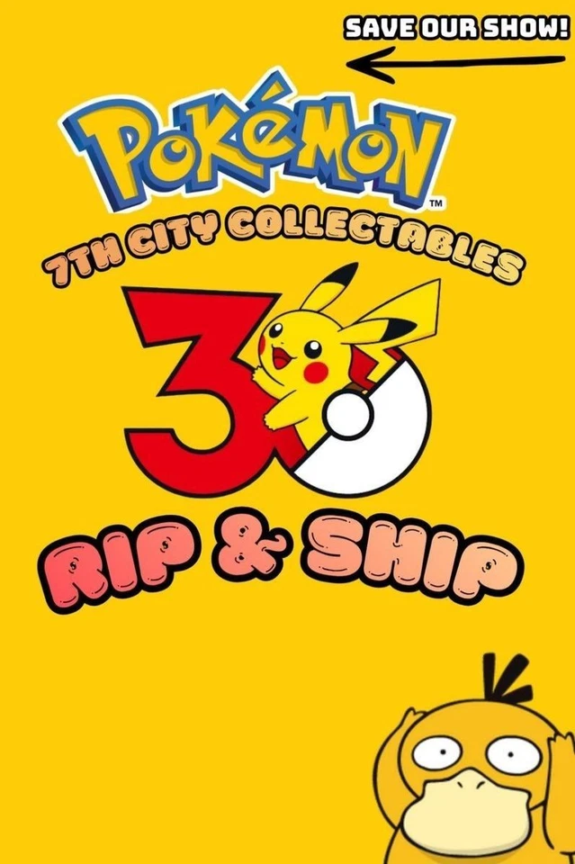 POKEMON 30th ANNIVERSARY RIP AND SHIP!! @Luke