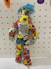 Dammit Doll Floral Blue Hair 18.00