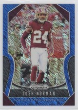 2019 Panini Prizm Blue Shimmer Prizm /10 Josh Norman #66 0t6p