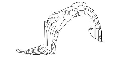 Genuine Toyota Fender Splash Shield 53805-12100