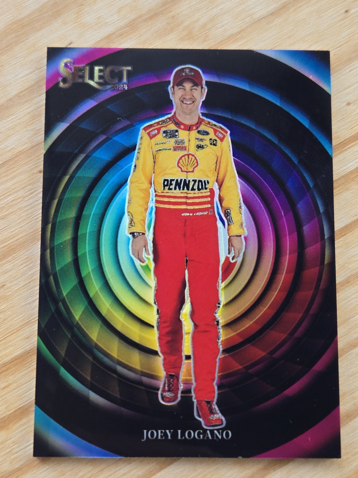 2024 PANINI SELECT RACING JOEY LOGANO COLOR WHEEL CASE HIT SSP 14 NASCAR Penzoil