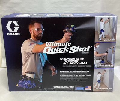 #ad GRACO ULTIMATE QUICKSHOT PORTABLE AIRLESS PAINT SPRAYER 20B473 BRAND NEW $1250.00