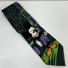Vintage 90s Disney Mickey Mouse Silk Tie Made in USA Leeds International