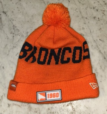 Dancer Broncos New Era NFL 100th Anniversary Beanie One Size 1960 Logo