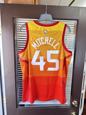 Authentic Nike Donovan Mitchell #45 Utah Jazz City Edition NBA