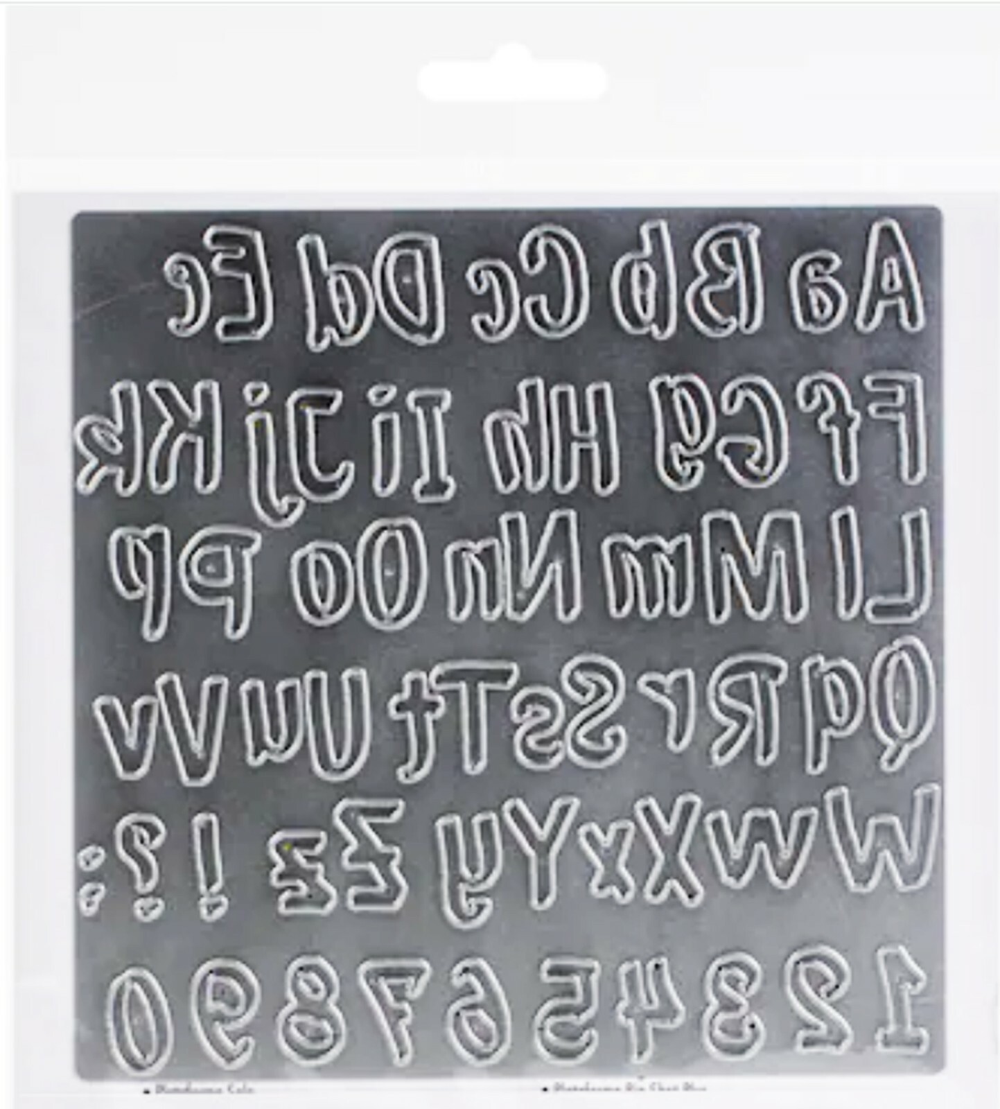 Sizzix Thinlits Bold Brush Alphabet #664491 Retail $25.99 by Sophie ...