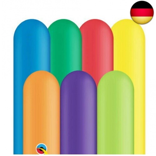 100 Stück Modellierballons - Luftballons Aus Latex Zum Kindergeburtstag